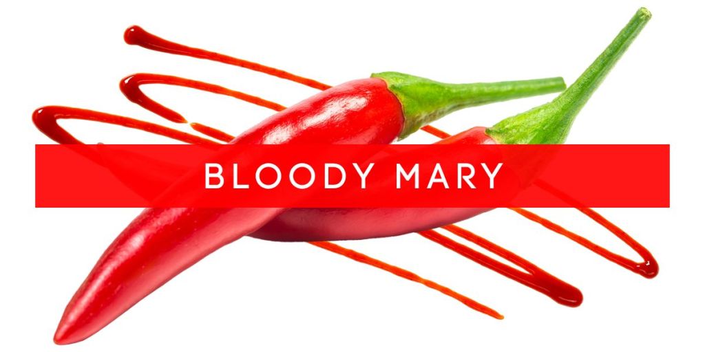 Bloody Mary hot and sweet pepper enzyme peel