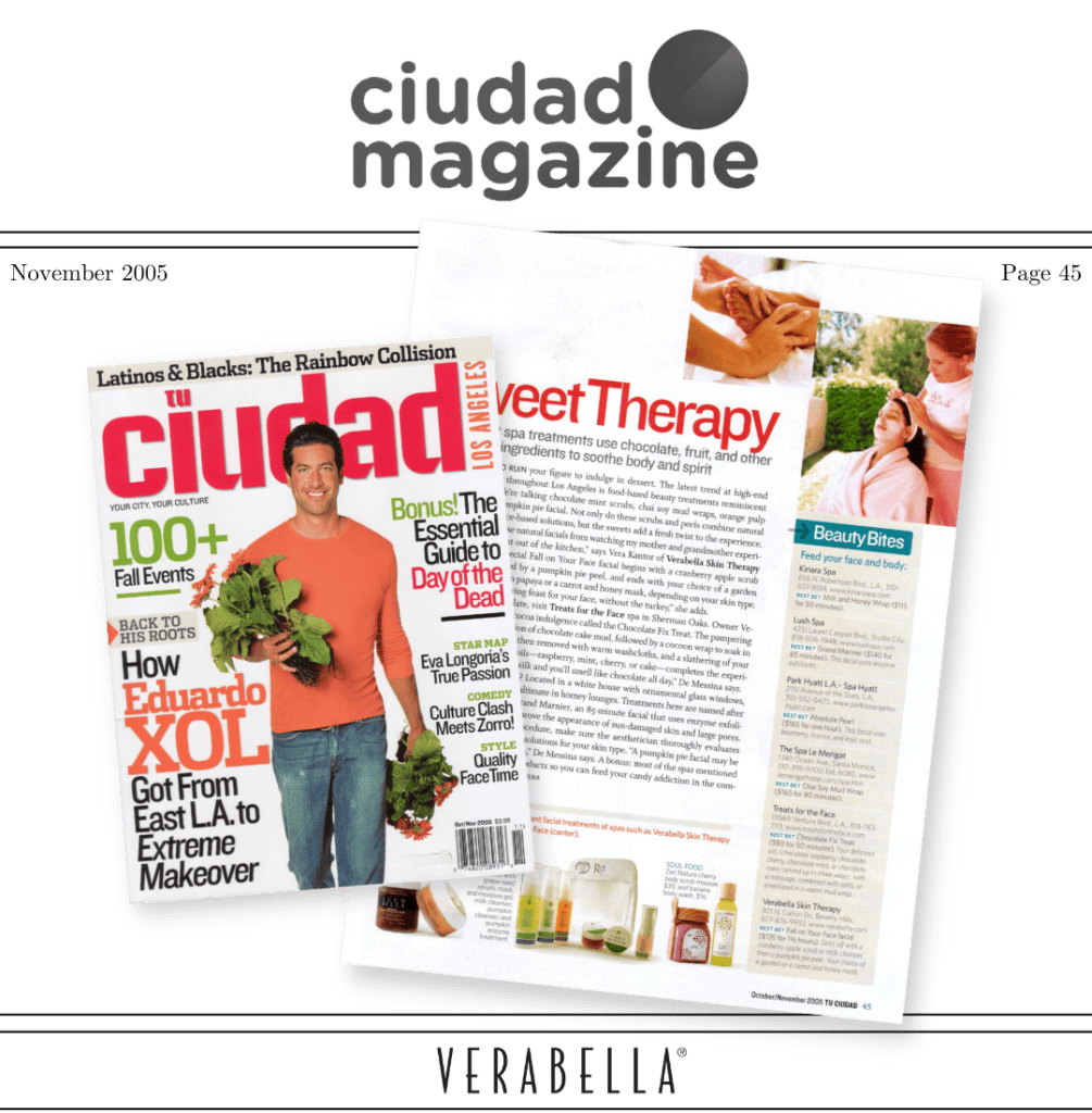 Ciudad Magazine featuring VERABELLA